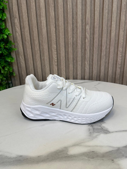 Women’s Mesh Knit Sneakers – Lightweight Lace-Up Sport Shoes