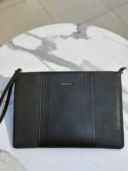 Chrisbella Panelled Zip Clutch Bag