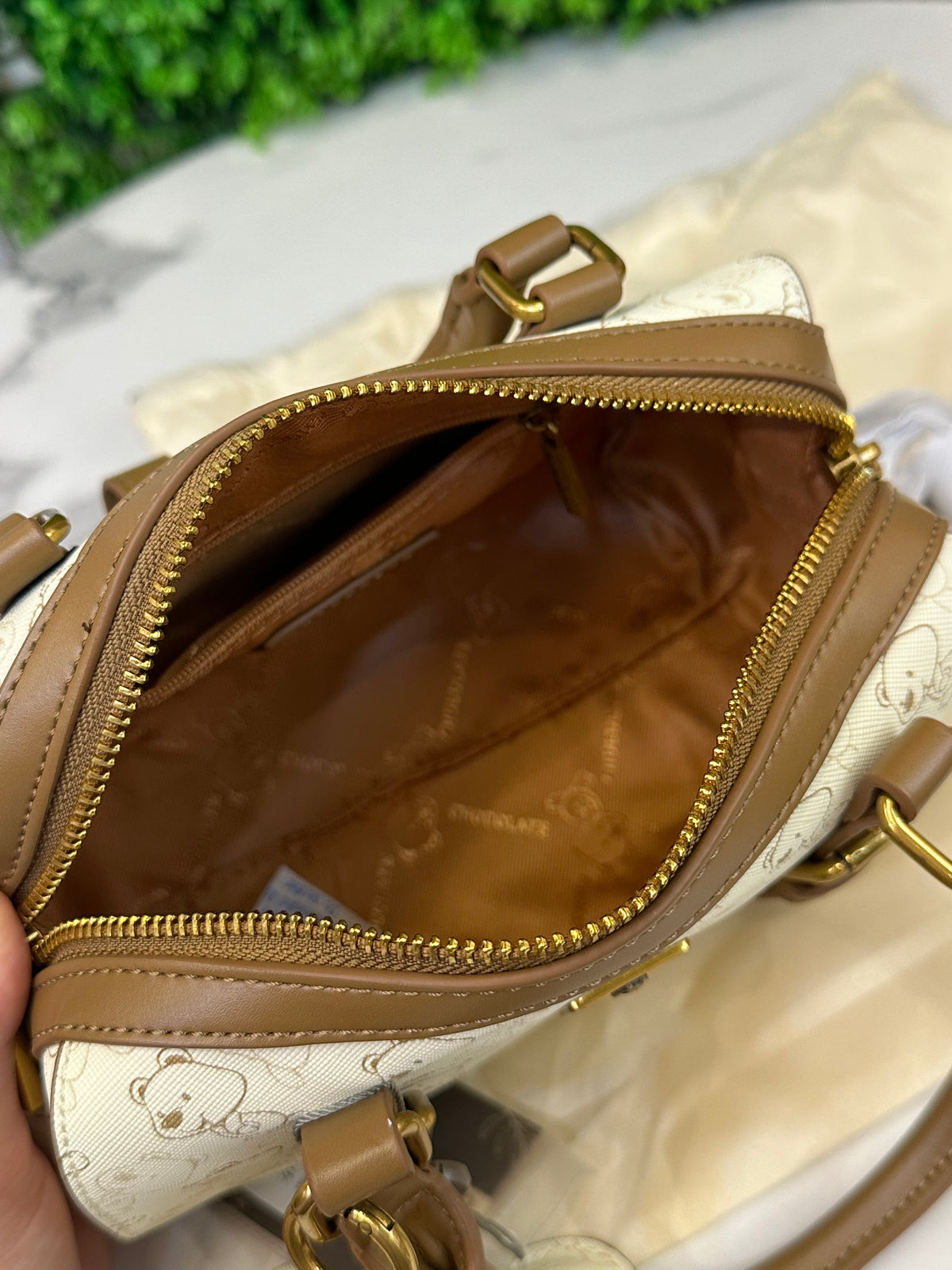 Chocolate Bear Mini Tote Bag