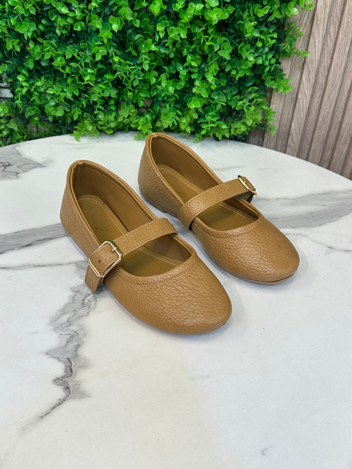 Mary Jane Buckle Flats