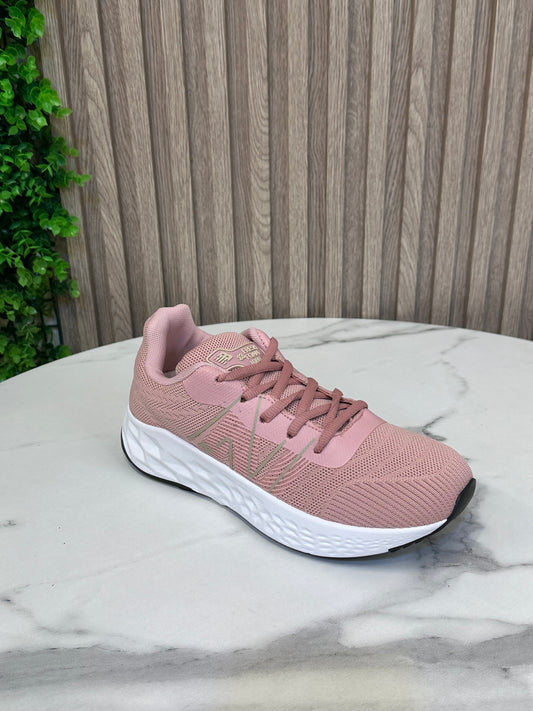 Women’s Mesh Knit Sneakers – Lightweight Lace-Up Sport Shoes