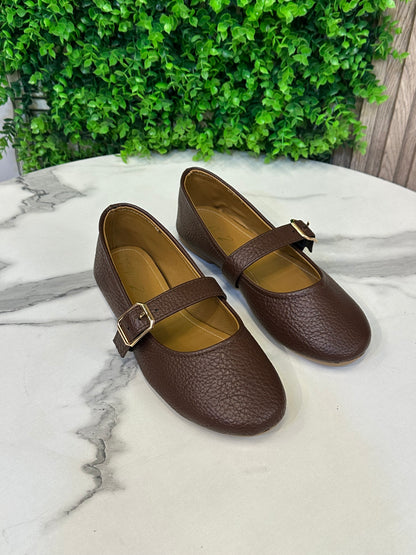 Mary Jane Buckle Flats